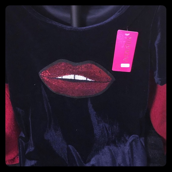 Qiaoya Other - Velvet Blue Pants Set